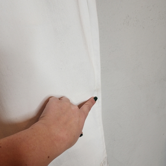 NWT Coldwater Creek Embroidered White Ankle Stretch Denim Jeans Size 20 - Picture 11 of 16